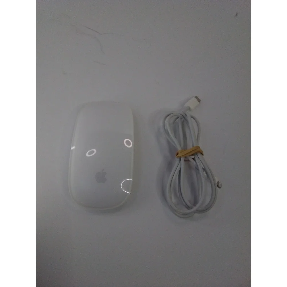 Apple Magic Mouse 2 Wireless Rechargeable Bluetooth A1657 w/ Cable Used Tested